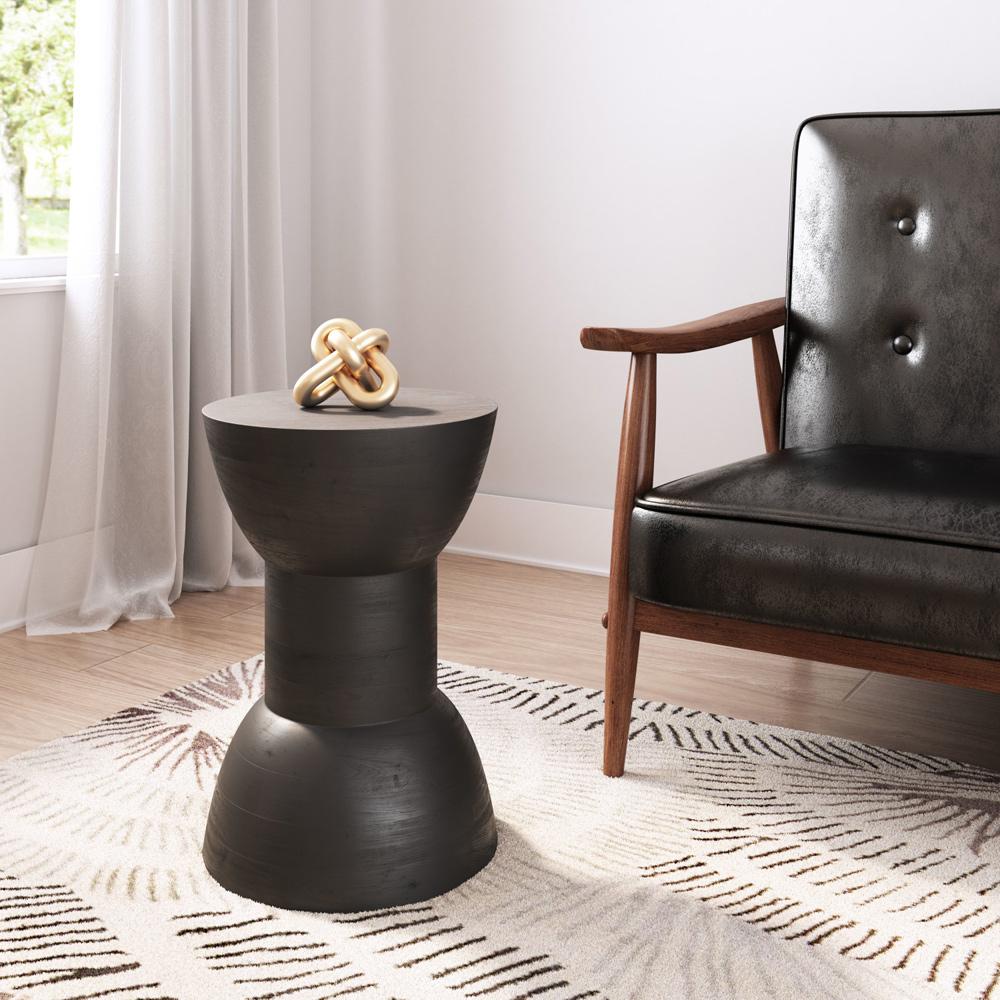 Zuo Modern - Wisdom Side Table Black - 102058 veiw 5