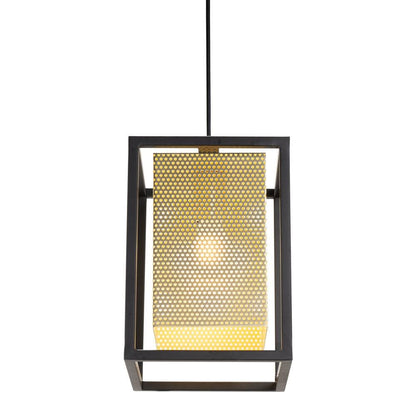 Zuo Modern - Yves Ceiling Lamp Gold & Black - 56128 veiw 3