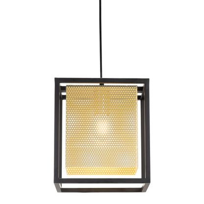 Zuo Modern - Yves Ceiling Lamp Gold & Black - 56128 veiw 4