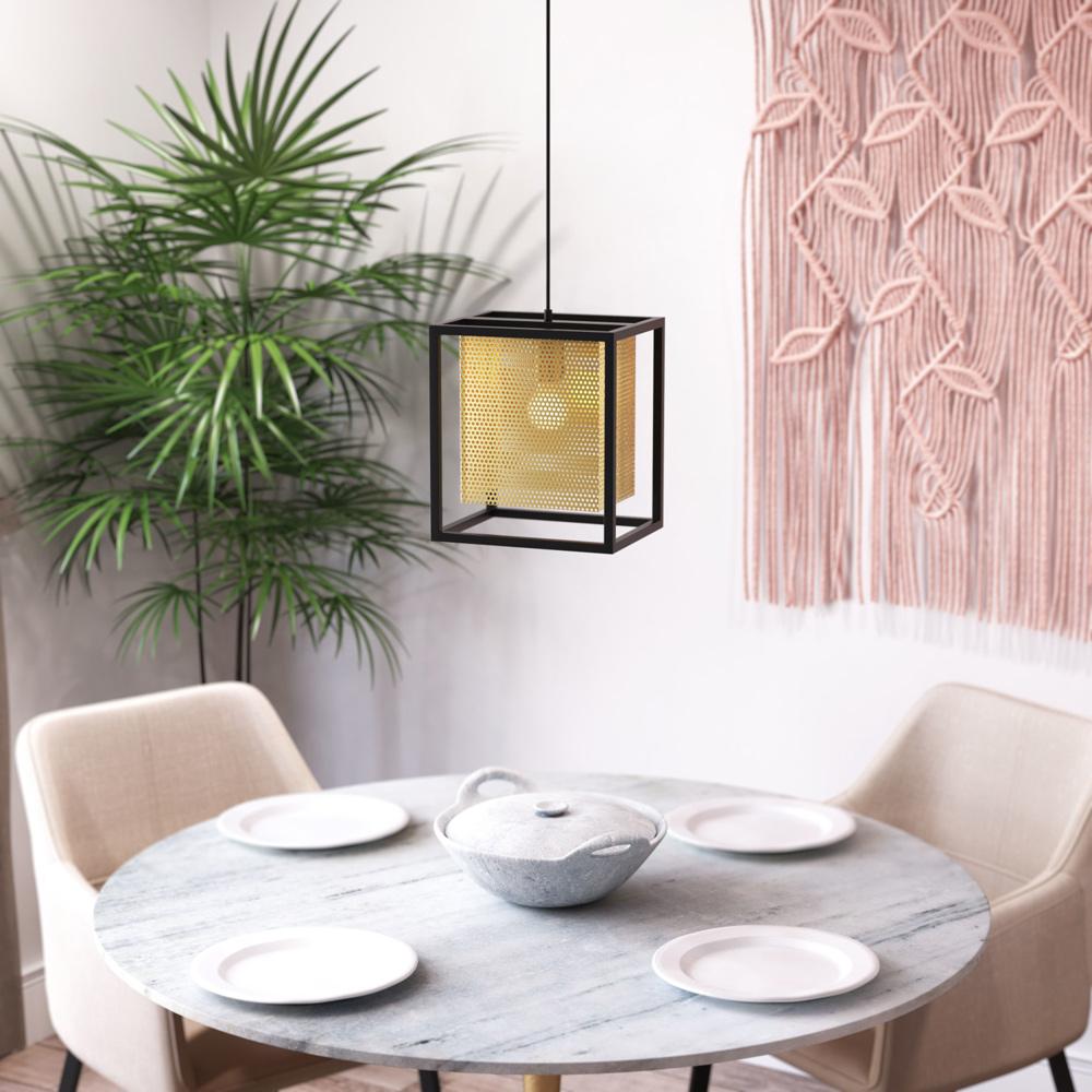 Zuo Modern - Yves Ceiling Lamp Gold & Black - 56128 veiw 5