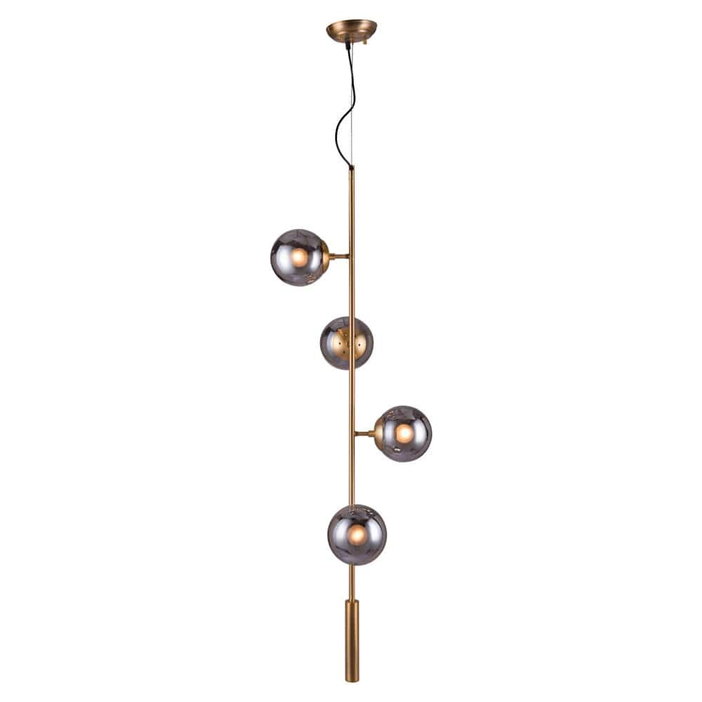 Zuo Modern - Zatara Ceiling Lamp Brass - 56111 veiw 4