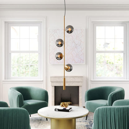 Zuo Modern - Zatara Ceiling Lamp Brass - 56111 veiw 5
